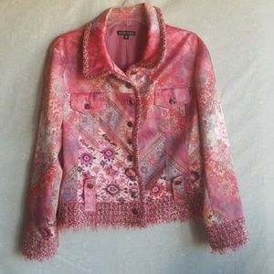 BOHO CHIC JACKET, SIZE 12 !!